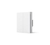 Accessoires maison connectée Xiaomi Xiaomi aqara ws-euk04 - double interrupteur mural zigbee avec mesure de consommatio (câblage avec neutre)