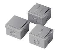 Interrupteur mural étanche IP66 16A - Jardin 1gang/2gang/3gang(1-Gang)