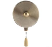 Interrupteur mural fixe en fer massif avec cordon flexible pour une traction fluide, accessoire de rechange pratique pour mise à niveau du système d'éclairage domestique (bronze, 50 cm)