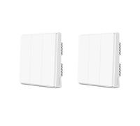 Interrupteur mural intelligent Aqara, connectivité Zigbee, pas de neutre nécessaire, 2X D1 avec neutre 3K