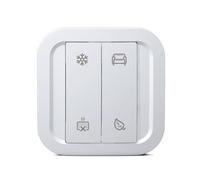 Interrupteur Mural Intelligent sans Fil pour Chauffage Compatible EnOcean Blanc