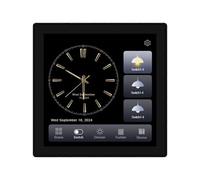 Interrupteur mural intelligent Tuya T3E Pro, panneau de commande tactile, Zigbee, pour maison connectée