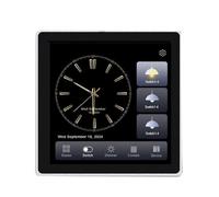 Interrupteur mural intelligent Tuya T3E Pro, panneau de commande tactile, Zigbee, pour maison connectée