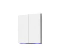 Interrupteur Mural Intelligent Tuya WiFi à Bouton-Poussoir pour Ventilateur Climatisation,Moteur de Rideaux et Stores.Fonctionne avec 2