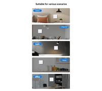 Interrupteur mural intelligent Tuya ZigBee Single Zero Fire Universal Smart Home A
