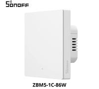 Interrupteur mural intelligent Zigbee Sonoff ZBM5-86W - Alexa eWeLink