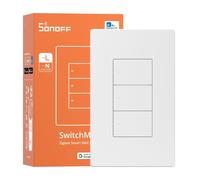 Interrupteur mural intelligent Zigbee Sonoff ZBM5 blanc avec boutons physiques