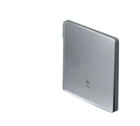 Interrupteur Mural,Interupteur Murale Interrupteur mural universel en verre trempé, 220 V, 1/2/3/4 voies, panneau de boutons 1/2(Grey 1Gang,2Way)