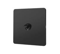 Interrupteur mural noir 1-4 voies, interrupteur à bascule en laiton, 2 positions, usage domestique 110-250 V(Dimmer Switch)
