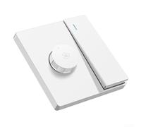 Interrupteur Mural PC Ignifuge 1 Gang Pour Ventilateur(White) | PC ignifuge, résistance thermique élevée, nettoyage , pas de déformation, durée de vie longue