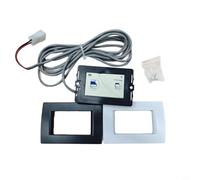 Interrupteur mural pour Thetford RV Toilet Silence Plus 36387 Panneau de commande de rechange en plastique noir Circuit bidirectionnel ON-OFF