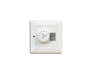 Interrupteur mural pour ventilateur de plafond avec éclairage - montage en surface Pepeo