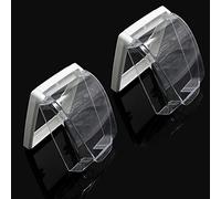 Interrupteur Mural Prise Anti-éclaboussures Cover - Cache Box En Plastique Pc, Transparent Flip Cap étanche, Adapté à 86 Type De Prise CommutéE, Sonnette, Pour Salle De Bain Cuisine. 2 Pcs