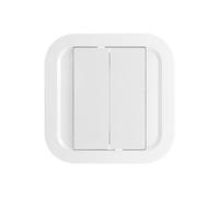 Interrupteur Mural sans Fil 2 Boutons Compatible EnOcean Blanc