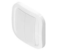 Interrupteur Mural sans Fil 2 Boutons pour système Zigbee Blanc