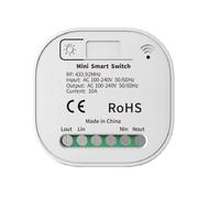 Interrupteur mural sans fil RF433, auto alimenté, sans batterie, télécommande, transmetteur de panneau mural, aucun câblage nécessaire, 1 pièce