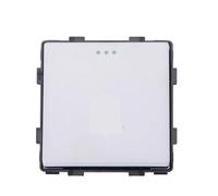 Interrupteur Mural Simple Voie Pour Sonnette, 110-250 V CA, Sans Cadre, À Bouton-poussoir Et Impulsion, Pour Panneau De Commande(White color,1pcs)