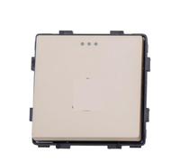 Interrupteur Mural Simple Voie Pour Sonnette, 110-250 V CA, Sans Cadre, À Bouton-poussoir Et Impulsion, Pour Panneau De Commande(Gold color,10pcs)