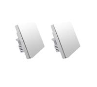 Interrupteur mural Smart Home, contrôle sans fil ZigBee, télécommande compatible avec Mijia Homekit, 2x pas de neutral-1key