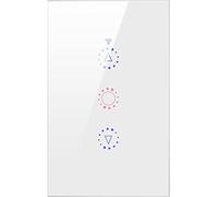 Interrupteur Mural Tactile Intelligent Interrupteur de gradateur intelligent, commutateur tactile du panneau verre(3)