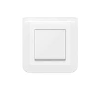Interrupteur ou va-et-vient Mosaic 10A blanc complet avec plaque LEGRAND