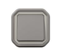 Legrand Interrupteur va-et-vient Plexo 069811L 10 A gris encastré