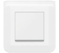 Interrupteur ou va-et-vient simple - Mosaic Easy-Led - complet - blanc