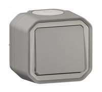 Legrand Interrupteur ou VV complet Plexo – saillie étanche gris