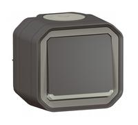 Legrand Interrupteur va-et-vient Plexo 069736L 10 A lumineux anthracite saillie