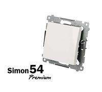 Interrupteur permutateur de va-et-vient - Simon - 54 Premium - 2 boutons - Finition Mat - Filaire