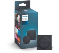 Philips Hue Tap Dial Switch, Noir, Contrôle intelligent des lumières, pour automatiser, créer des routines, changer l'ambiance lumineuse, usage en intérieur.