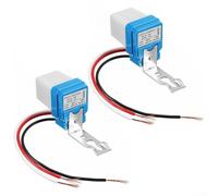 Interrupteur photocellule 12 V 10 A automatique du crépuscule à l'aube, extérieur pour contrôle de l'éclairage pour lampadaire, jardin cour et chemin pour l'éclairage