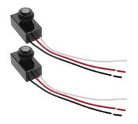 Interrupteur Photoélectrique 12v-48vdc 2 Pièces Nk-b Extérieur | Commande Automatique Jour-nuit, Protection Court-circuit et Surcharge, Plastique, Composants Électroniques