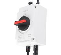 Interrupteur Photovoltaïque DC Interrupteur Solaire IP66 Waterproof Insulated Switch for Solar Powered RV 1200V DC 32A 4P Fuse Proctive