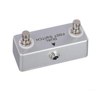 Interrupteur Pied Latching Dual pour Ampli Guitare | Double pour bascule, métal pour robuste, compatible ampli guitare, taille compacte 95mm, connexion fiable