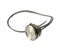 Interrupteur piézo-électrique momentané normalement ouvert en acier inoxydable 316L, 16mm, 19mm, 22mm, 25mm, 200mA, 1 pièce(25mm)