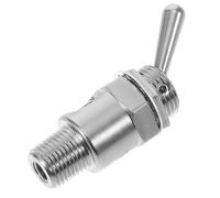 Interrupteur Pneumatique Manuel Modèle 3v en Acier, Commande à Bascule | Remplacement pour Outils et Mécanismes Pneumatiques, Interface 1/8, Usage Atelier Réparation