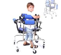 Interrupteur portable pour paralysie cérébrale, support vertical, prise en charge de l'hémiplégie et de la récupération après un AVC, marche sur 6 roues