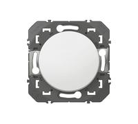Interrupteur pour appareil modulaire 6A 2 voies Legrand Dooxie, blanc, avec inserts blancs