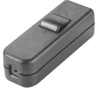 Interrupteur pour câble souple interBär 8006-004.01 noir 1 x Off/On 6 A 1 pc(s)