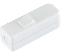 Interrupteur pour câble souple interBär 8006-008.01 blanc 1 x Off/On 6 A 1 pc(s)
