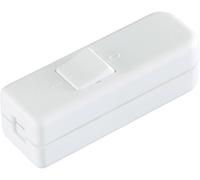 Interrupteur pour câble souple interBär 8006-008.01 blanc 1 x Off/On 6 A 1 pc(s)