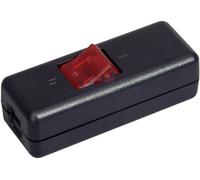 Interrupteur pour câble souple interBär 8010-104.01 noir, rouge 2 x Off/On 10 A 1 pc(s)