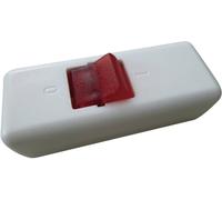 Interrupteur pour câble souple interBär 8010-108.01 blanc, rouge 2 x Off/On 10 A 1 pc(s)