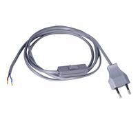 Interrupteur pour câble souple Kopp 140320097 acier 1 x Off/On 2.5 A 1 pc(s)