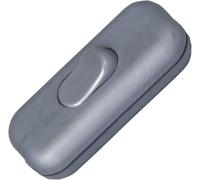 Interrupteur pour câble souple Kopp 191320086 avec décharge de traction argent 1 x Off/On 2 A 1 pc(s)
