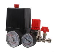 Interrupteur pour compresseur Air 120PSI avec Manomètres Interrupteur | Plastique et métal, plage 90-120 PSI, levier marche/arrêt, économie d'énergie, réaction sensible