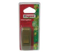 Interrupteur pour lampe - 2 A - vieil or