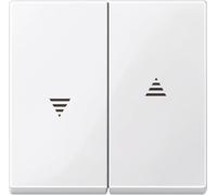 Interrupteur pour stores Merten 432419 System M, 1-M, M-Smart, M-Plan, M-Creativ blanc polaire brillant