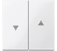 Interrupteur pour stores Merten 432419 System M, 1-M, M-Smart, M-Plan, M-Creativ blanc polaire brillant